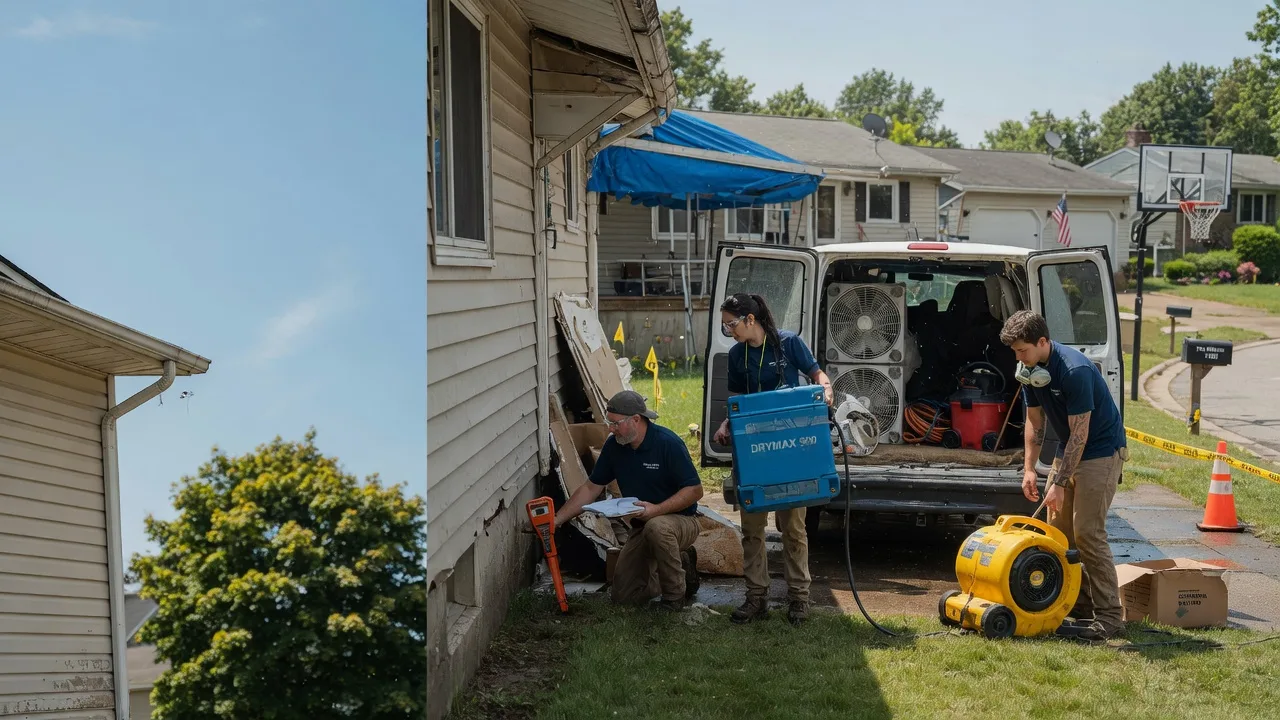 Ceiling Leak Cleanup in Sterling Heights, MI near me