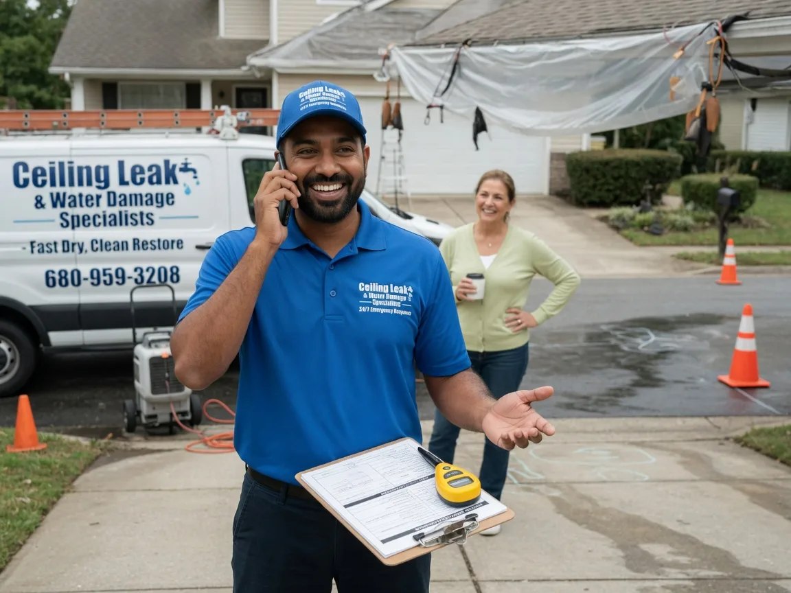 Ceiling Leak Cleanup Sterling Heights, MI FAQs